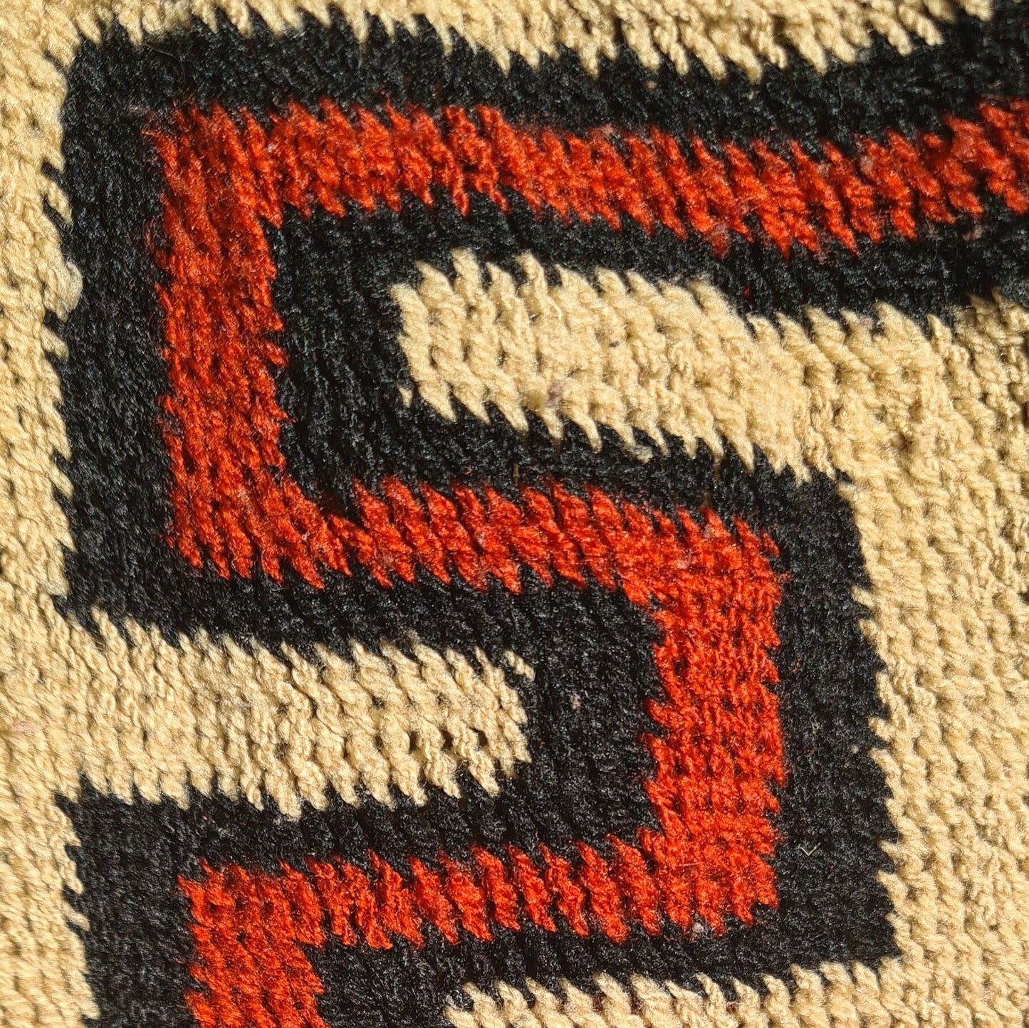 Beige Bilum - Fishbone