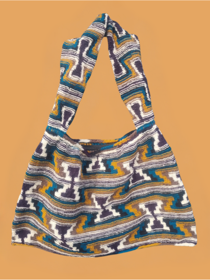 Mustard Blue Bilum - Kundu