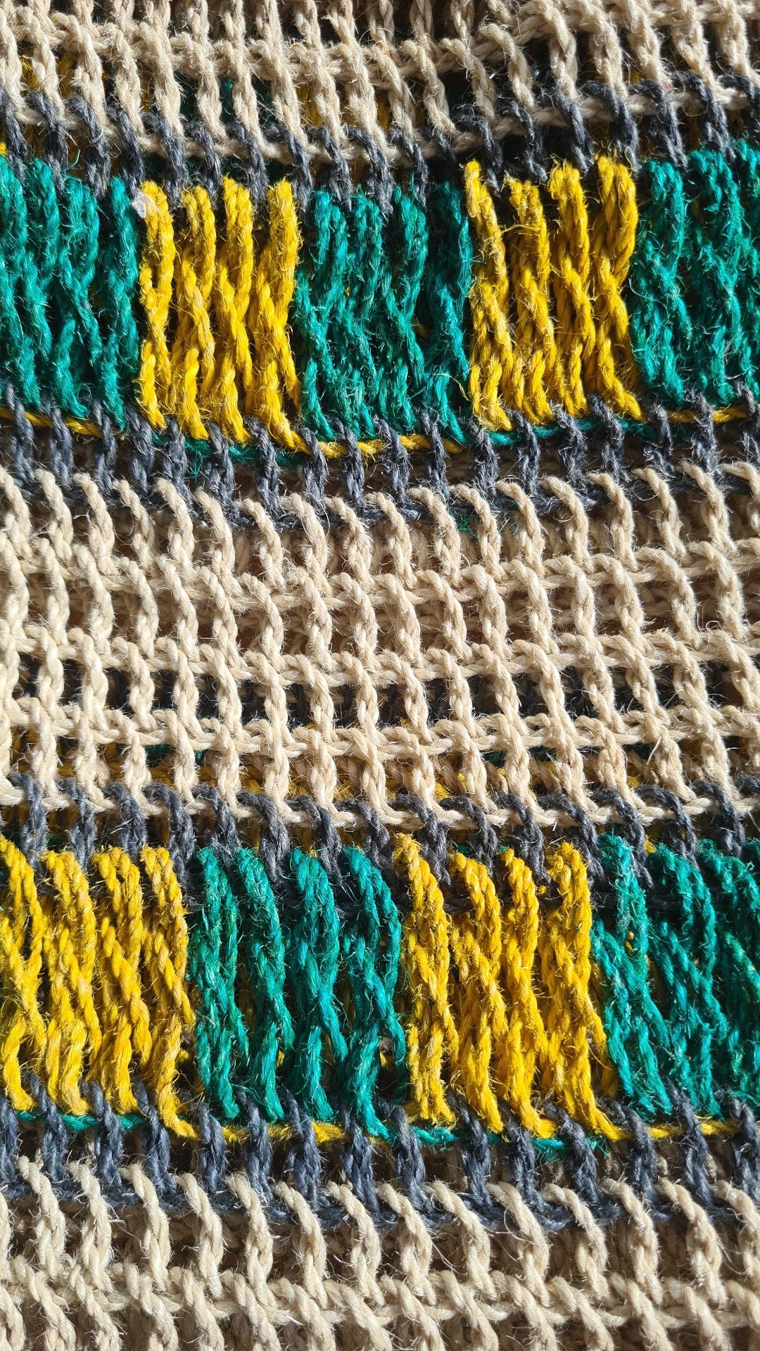 Mini Kambot Bilum - Sunleaf Stripe