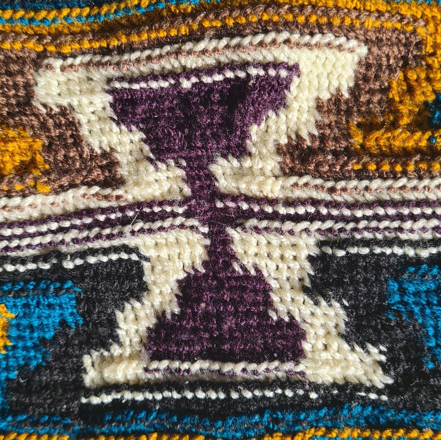 Mustard Blue Bilum - Kundu