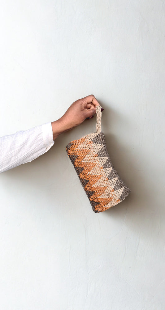 Kambot Bilum Clutch - Golden Horizon