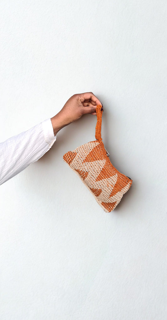 Kambot Bilum Clutch - Sunset Peaks
